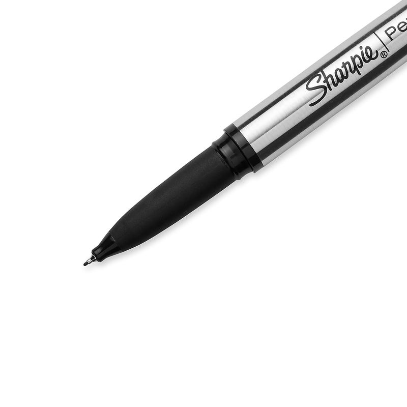 Sharpie Stainless Steel Grip Pen, Fine Point (0.8mm), Black, 1 Count - Image 2
